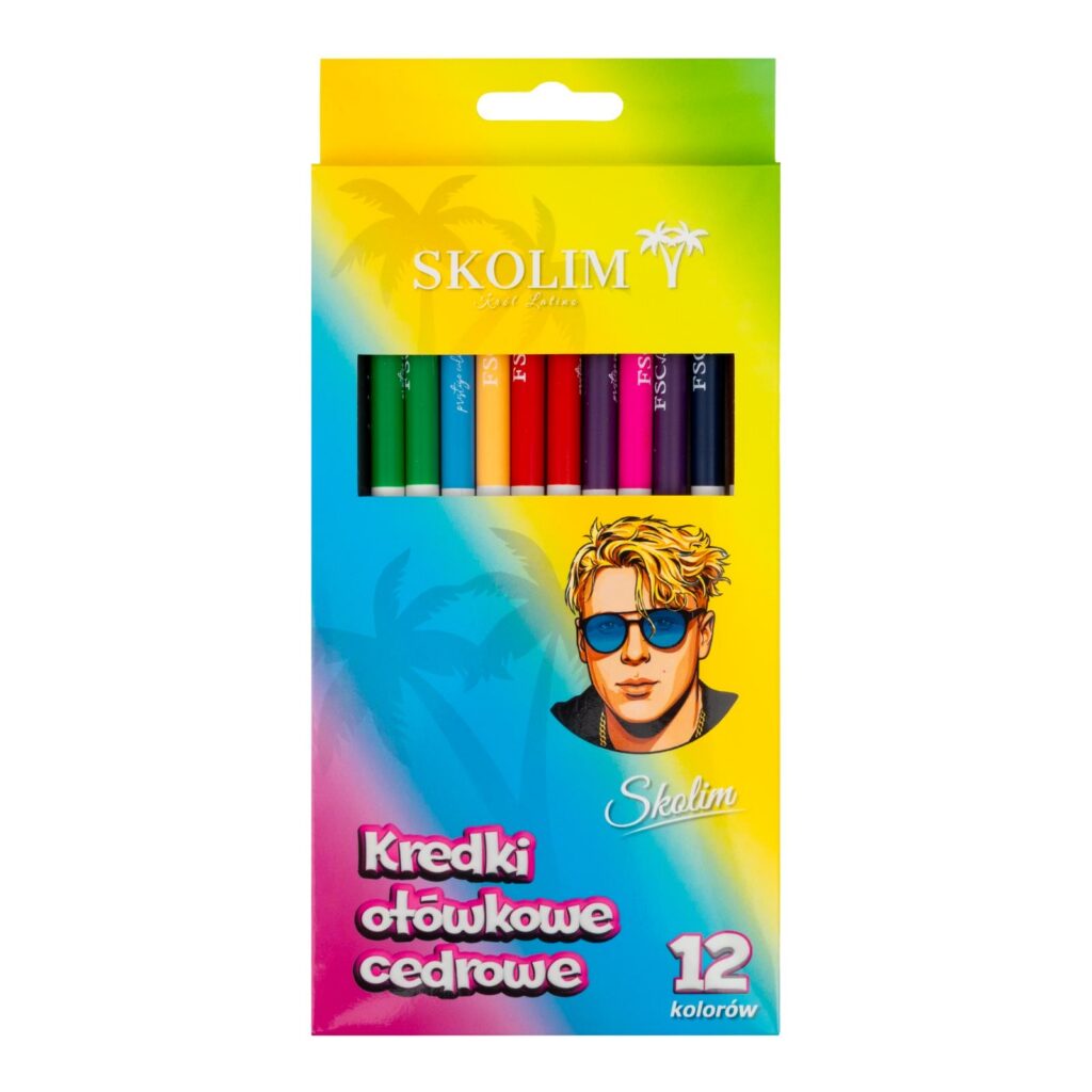 Kredki ołówkowe cedrowe