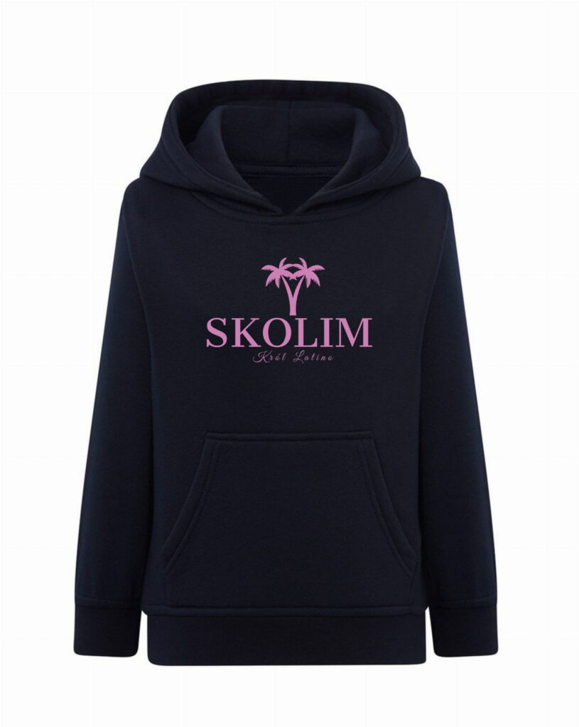 Dziecięca Bluza SKOLIM różowy