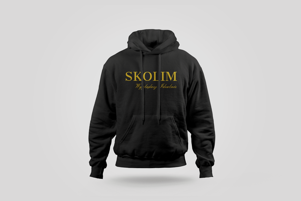 Bluza SKOLIM Wyglądasz Idealnie Złota