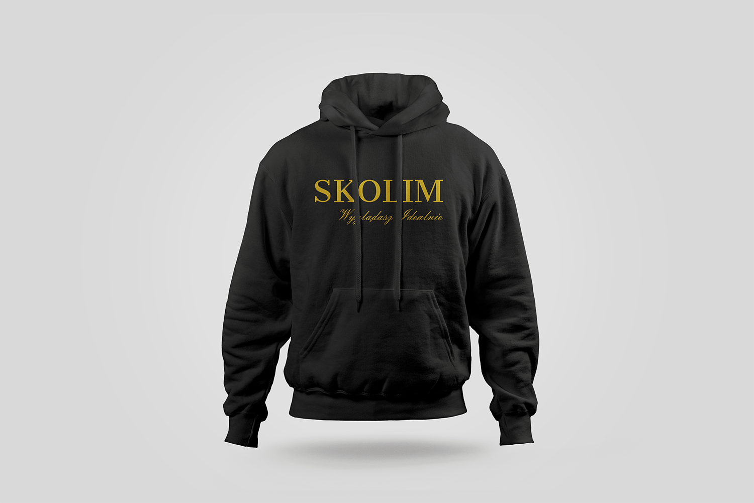 Bluza SKOLIM Wyglądasz Idealnie Złota